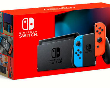 Nintendo Switch Console with Neon Blue & Red Joy-Con Only $299!