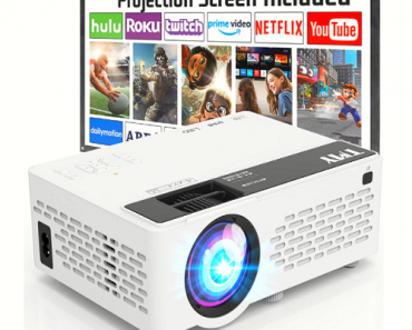 TMY Mini Projector with 100″ Screen Only $62.99 Shipped w/ clipped coupon!