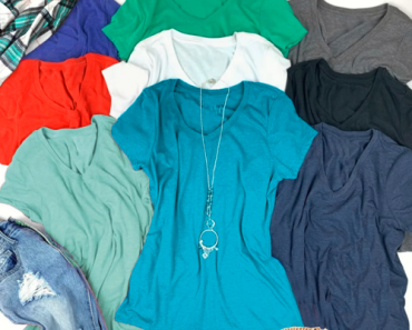 V-Neck Tri-Blend Tee Shirt | XS-2XL Only $10.99 + FREE Shipping!