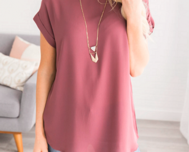 Elisa Cuffed Sleeve Tunic | S-3XL (Multiple Colors) Only $14.99 Shipped! (Reg. $32.99)