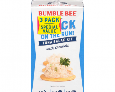 Bumble Bee Snack on the Run Tuna Salad with Crackers Kit 3 Pack Only $3.12 Shipped!