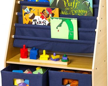 Wildkin Kids Canvas Sling Bookshelf with Storage – Only $59.99!