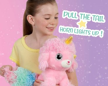 WowWee Ploosh Glowcorns Puppycorn Interactive Plush with Light-up Horn – Only $7.53!