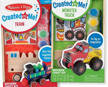 Melissa & Doug Paint & Decorate Your Own Wooden Vehicles Craft Kit – Only $7.99!
