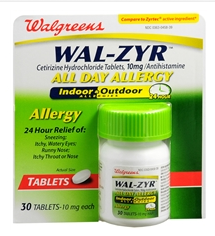 Walgreens Rebates: Wal – zyr Tablets & Apricot Scrub