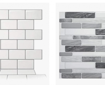 Save on Art3d Peel and Stick Backsplash Tiles! Priced from just $5.99!