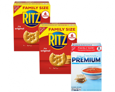 Ritz Crackers & Premium Saltine Crackers Variety Pack – Family Size, 3 Boxes – Just $6.44!