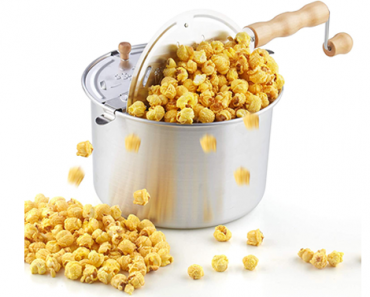 Cook N Home 6 Quart Aluminium Stovetop Popcorn Popper – Just $25.99!