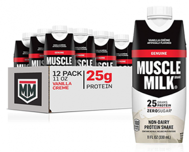 Muscle Milk Genuine Protein Shake, Vanilla, 12 Count – Just $8.98!