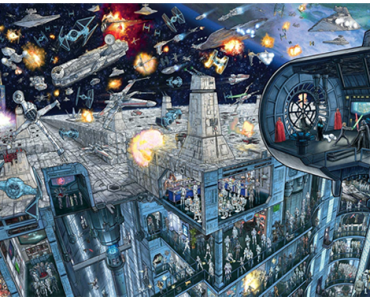 Star Wars Search Inside: Death Star 2000 Piece Jigsaw Puzzle with Hidden Images – Just $19.94!