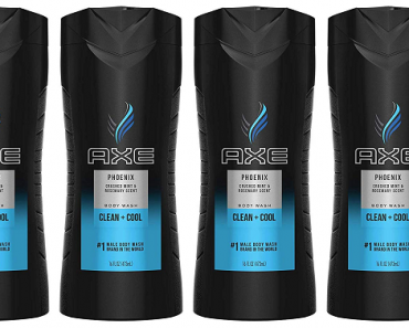 AXE Body Wash for Men 4 Count (16oz) Only $2.54 Each!