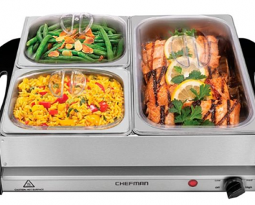 Chefman Electric Buffet Server + Warming Tray w/ Adjustable Temp Hot Plate – Just $29.99!