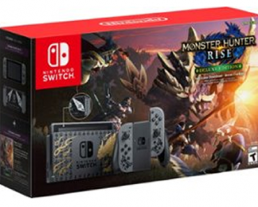 Nintendo Switch MONSTER HUNTER RISE Deluxe Edition System – Just $369.99!