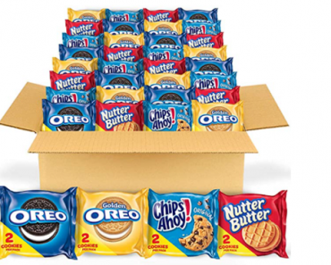 OREO Original, OREO Golden, CHIPS AHOY! & Nutter Butter Cookie Snacks Variety Pack, 56 Snack Packs Only $12.24 Shipped!