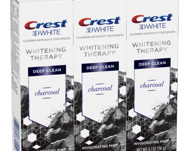 Crest Charcoal 3D White Toothpaste 3 Pack Only $10.00 Shipped!