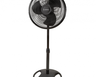 Lasko 16″ Oscillating Stand 3-Speed Fan in Black – Just $21.74!