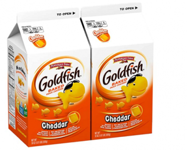 Pepperidge Farm Goldfish Cheddar Crackers, 30 oz. Cartons(Pack of 2) Only $8.62 Shipped! (That’s $4.31 Each!)