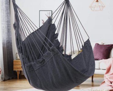 Hammock Chair Hanging Rope Swing Only $29.99!