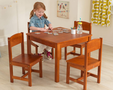 KidKraft Wooden Farmhouse Table & Chairs Set Only $89.99 Shipped!