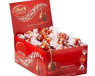Lindt LINDOR Milk Chocolate Truffles, 60 Count Box – Only $13.62!