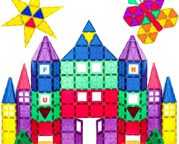 Playmags Tiles 100 Piece 3D Magnetic Building Tiles Only $38.85 Shipped!