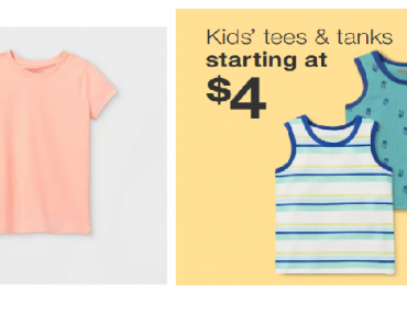Target: Boys & Girls Toddler Tees & Tanks Only $4.00!