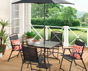 Mainstays Albany Lane 6-Piece Outdoor Patio Dining Set Only $149.98!!