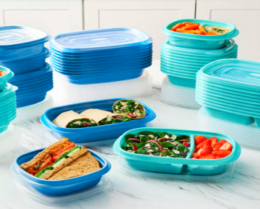 Rubbermaid 100-Piece Meal Prep Food Storage Containers Set Only $19.98! (Reg. $50)