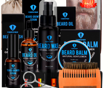 Ceenwes Beard Grooming Kit Only $10.99! (Reg. $22.99)