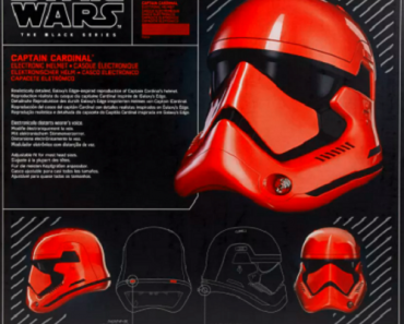 Star Wars The Black Series Galaxy’s Edge Captain Cardinal Electronic Helmet Only $59.99 Shipped! (Reg. $100)