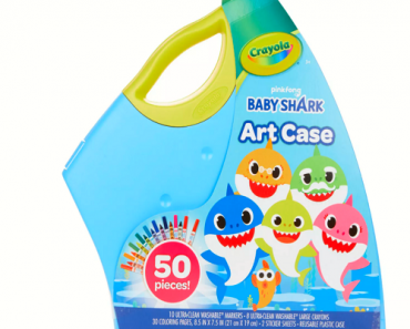 Baby Shark Crayola 50 pc Art Case Only $11.99! (Reg. $20)