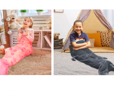 Kids Weighted Blankets (Shark or Mermaid) Only $29.98 Shipped!