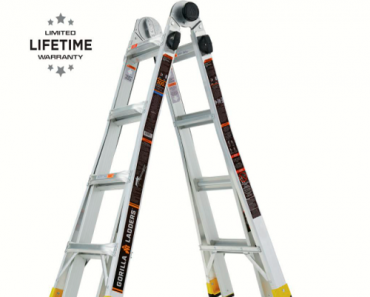 Gorilla 18′ Reach MPX Aluminum Multi-Position Ladder Only $129.99 Shipped! (Reg. $180)
