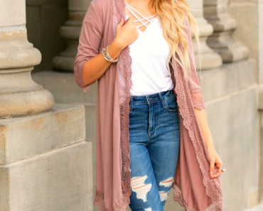 Lace Trim Cardigans (Multiple Colors) Only $18.99 Shipped! (Reg. $35)