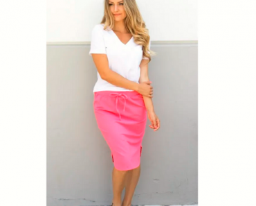 Relaxed Weekend Skirt | S-3XL (Multiple Colors) Only $15.99! (Reg. $38.99)