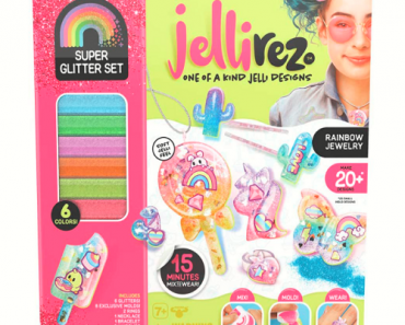 JelliRez Super Glitter Rainbow Pack Jewelry Craft Kit Only $4.94! (Reg. $20)