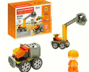 Magformers Construction 50-Piece Building Set Only $14.97!