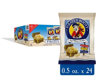 Pirate’s Booty Aged White Cheddar Cheese Puffs, 24 Count – Only $7.58!