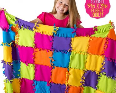 Made By Me Easy to Knot Quilt Making Kit – Only $9.97!