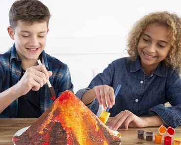 Discovery Kids Build & Color Your Own Glowing Volcano – Only $8.99!