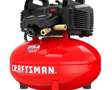 Craftsman 6 Gallon Single Stage Portable Electric Pancake Air Compressor Only $74.66!