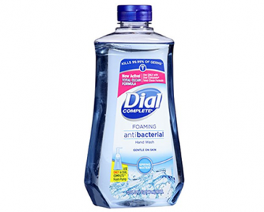 Dial Complete Antibacterial Foaming Hand Soap Refill, Spring Water, 32 Fluid Ounces – Just $3.19!