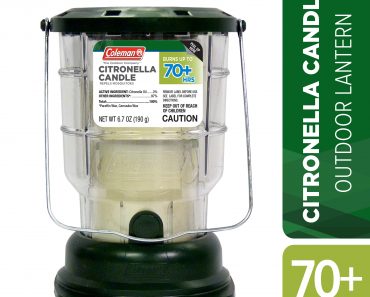 Coleman Citronella Candle Outdoor Lantern – 70+ Hours Only $5.86!