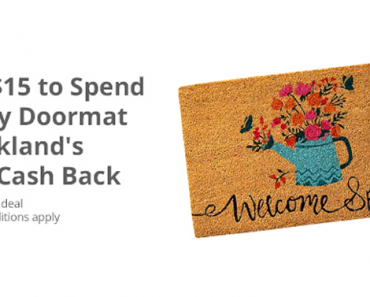 LAST DAY! Awesome Freebie! Get a FREE $15 to Spend on a Doormat from Kirkland’s and TopCashBack!