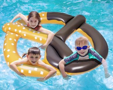 Greenco Giant Inflatable Pretzel Float Only $11.99!