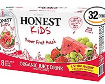 HONEST Kids Organic Juice Drink (Super Fruit Punch) 32 Pack Only $10.45 Shipped!