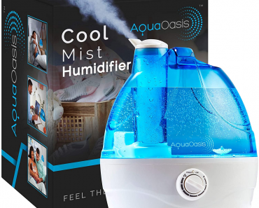 AquaOasis Cool Mist Humidifier Only $25.47!