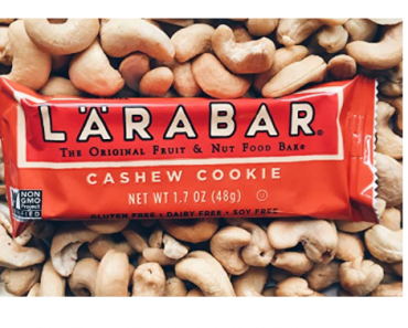 Larabar Fruit and Nut Bar, Cashew Cookie, Gluten Free, 16 ct, Only $8.13 Shipped!