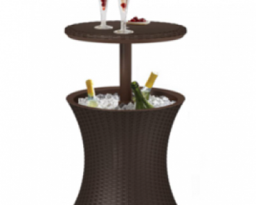 Keter Pacific Cool Bar Outdoor Patio Furniture and Hot Tub Side Table $88