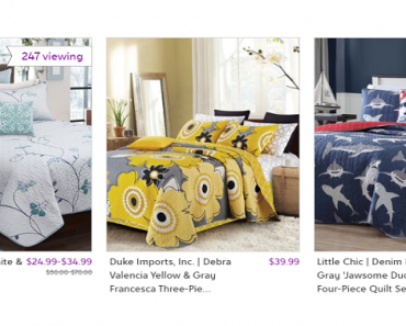 Save 75% Off Fashion Bedding on Zulily! Everything Under $39.99!